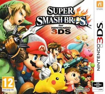 Super Smash Bros. for Nintendo 3DS (Europe) (En,Fr,De,Es,It,Nl,Pt,Ru) (Rev 10) box cover front